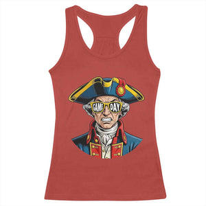 Vintage Game Day Patriot Racerback Tank Top Revolutionary Colonial Mascot Football Fan TS02 Red Print Your Wear