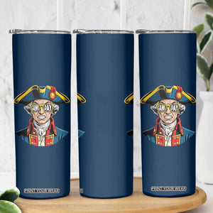 Vintage Game Day Patriot Skinny Tumbler Revolutionary Colonial Mascot Football Fan TS02 Print Your Wear