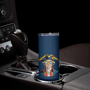Vintage Game Day Patriot Skinny Tumbler Revolutionary Colonial Mascot Football Fan TS02 Print Your Wear