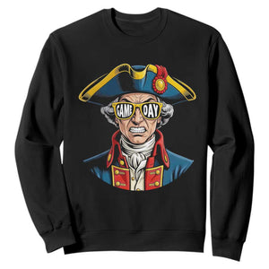 Vintage Game Day Patriot Sweatshirt Revolutionary Colonial Mascot Football Fan TS02 Black Print Your Wear