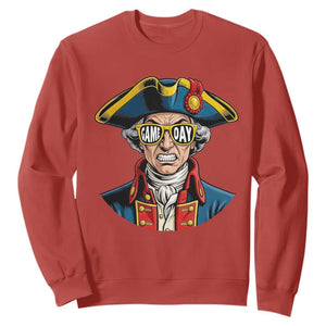 Vintage Game Day Patriot Sweatshirt Revolutionary Colonial Mascot Football Fan TS02 Red Print Your Wear