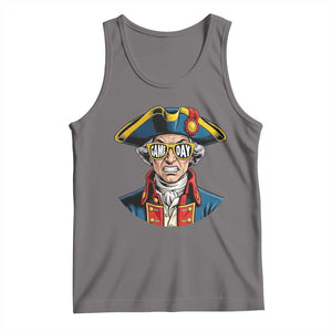 Vintage Game Day Patriot Tank Top Revolutionary Colonial Mascot Football Fan TS02 Deep Heather Print Your Wear