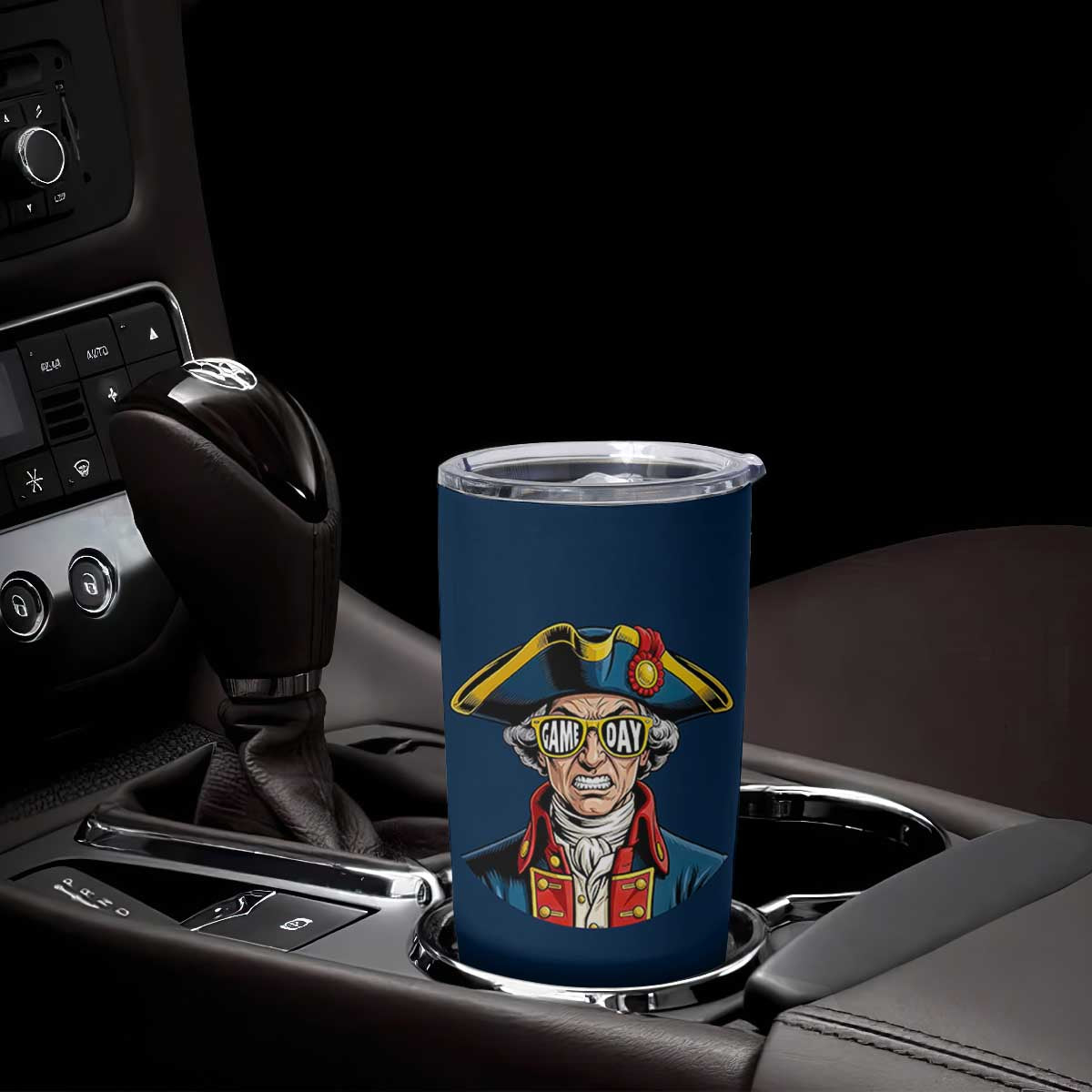 Vintage Game Day Patriot Tumbler Cup Revolutionary Colonial Mascot Football Fan TS02 Print Your Wear