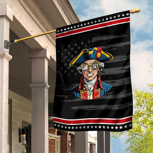 Vintage Game Day Patriot Garden Flag Revolutionary Colonial Mascot Football Fan TS02 Distressed Black Red Print Your Wear