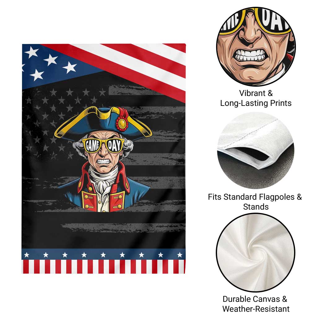 Vintage Game Day Patriot Garden Flag Revolutionary Colonial Mascot Football Fan TS02 Print Your Wear