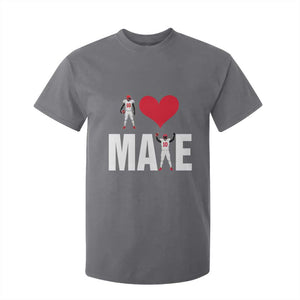 I Love Maye Red Heart T Shirt For Kid Football Fan Celebration TS02 Charcoal Print Your Wear