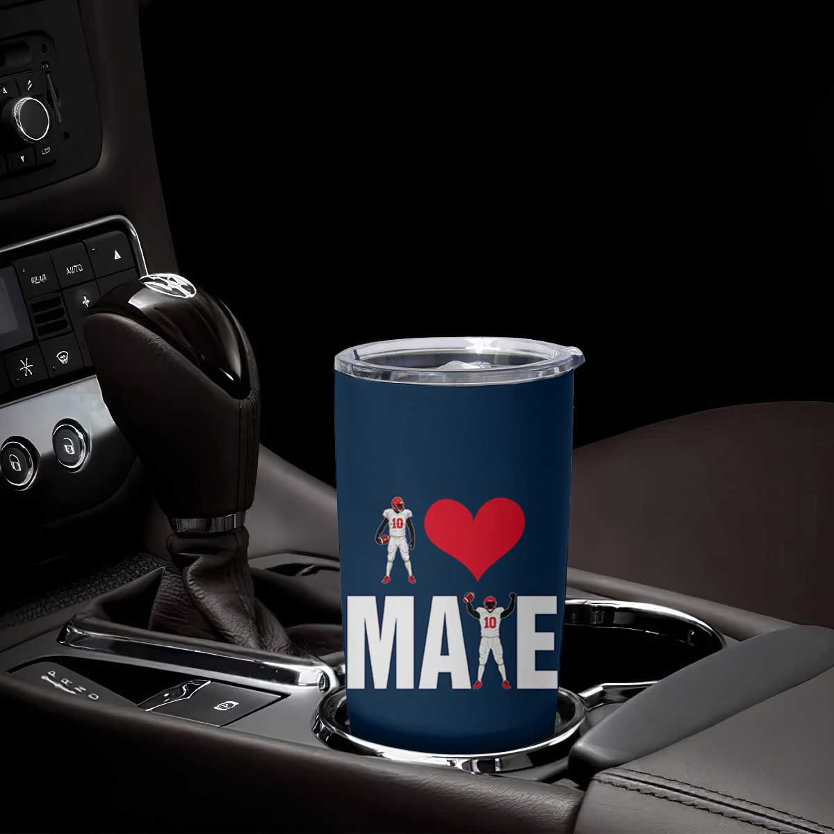 I Love Maye Red Heart Tumbler Cup Football Fan Celebration TS02 Print Your Wear