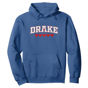 I Heart Drake Red Love Hearts Hoodie Football Fan Celebration TS02 Royal Blue Print Your Wear