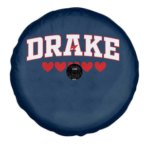 I Heart Drake Red Love Hearts Spare Tire Cover Football Fan Celebration TS02 Print Your Wear