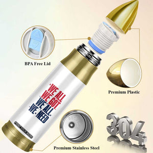 We All We Got We All We Need Patriots Bullet Tumbler Red and Blue Sports Fan Chant TS02 Print Your Wear