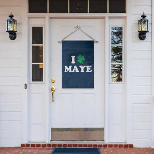 I Shamrock Maye Garden Flag St. Patrick’s Day Sports Fan Irish Twist TS02 Print Your Wear