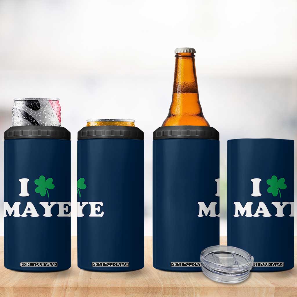 I Shamrock Maye 4 in 1 Can Cooler Tumbler St. Patrick’s Day Sports Fan Irish Twist TS02 Print Your Wear