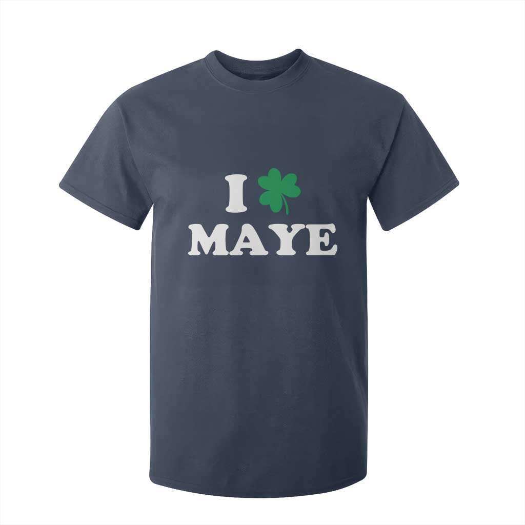 I Shamrock Maye T Shirt For Kid St. Patrick’s Day Sports Fan Irish Twist TS02 Navy Print Your Wear