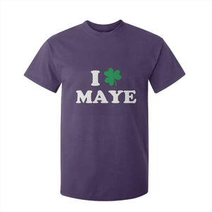 I Shamrock Maye T Shirt For Kid St. Patrick’s Day Sports Fan Irish Twist TS02 Purple Print Your Wear