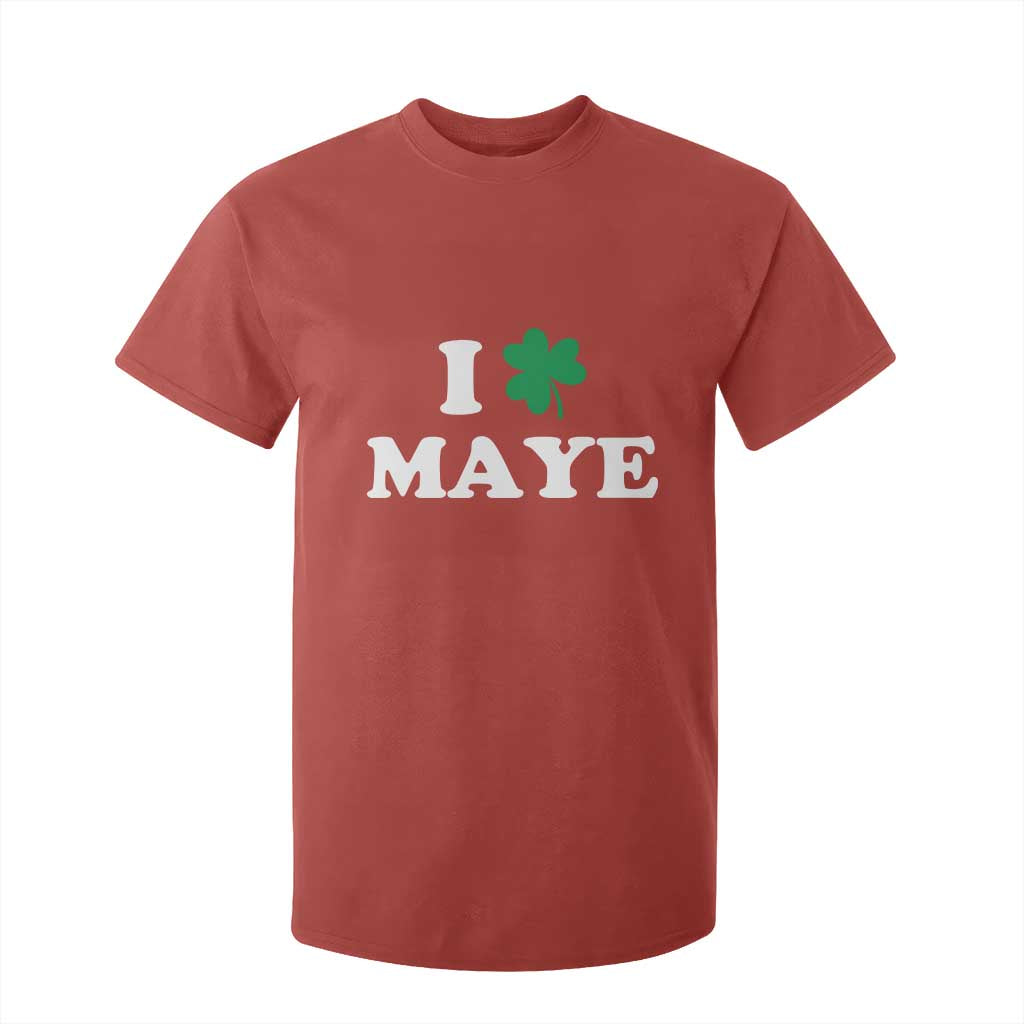 I Shamrock Maye T Shirt For Kid St. Patrick’s Day Sports Fan Irish Twist TS02 Red Print Your Wear