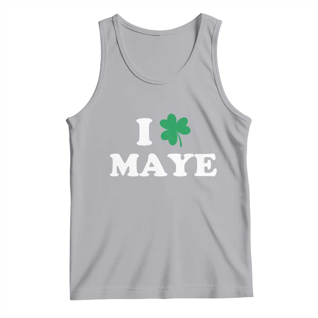 I Shamrock Maye Tank Top St. Patrick’s Day Sports Fan Irish Twist TS02 Athletic Heather Print Your Wear