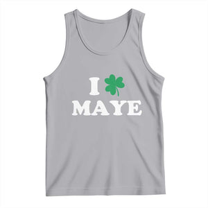 I Shamrock Maye Tank Top St. Patrick’s Day Sports Fan Irish Twist TS02 Athletic Heather Print Your Wear
