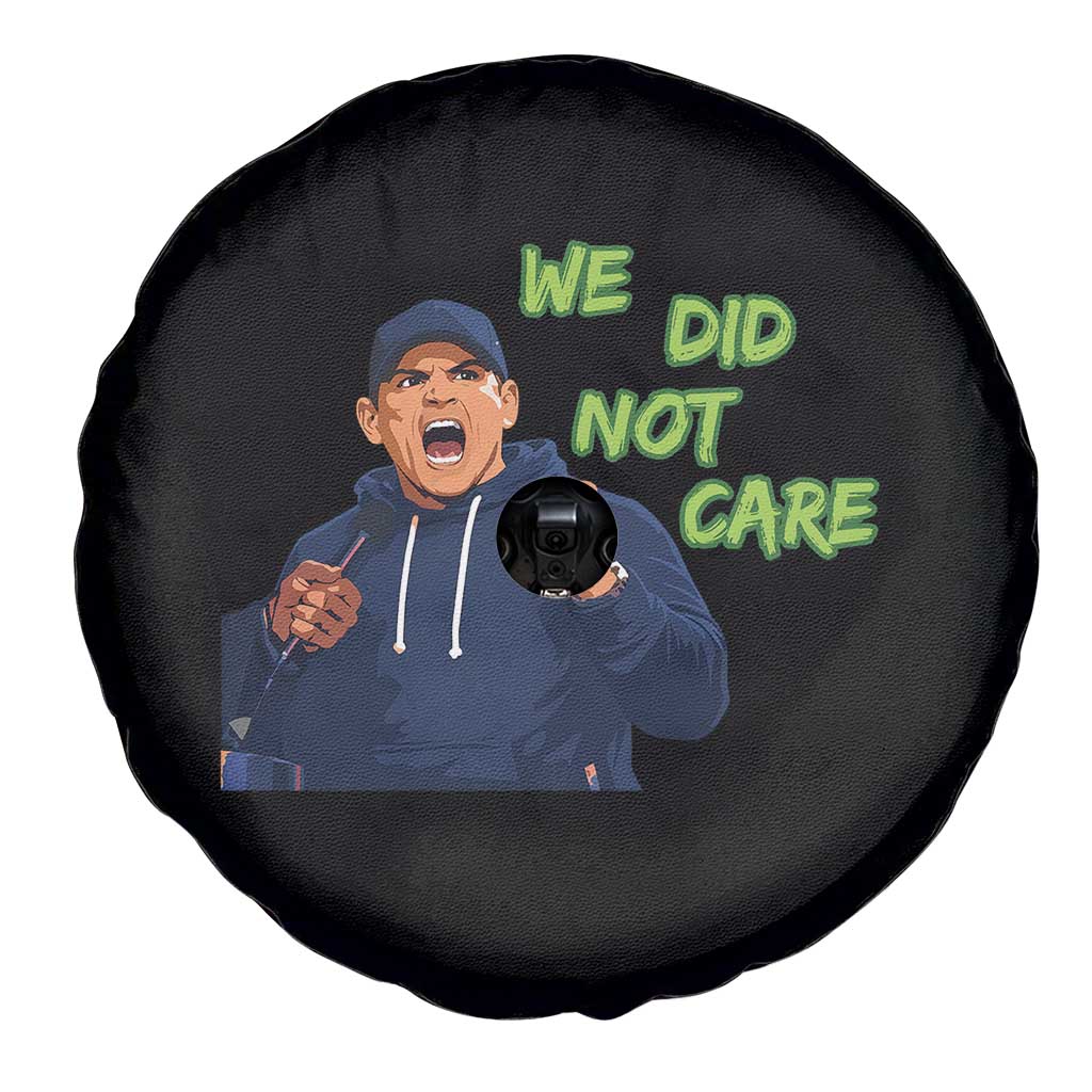 We Did Not Care Funny Hype Coach Spare Tire Cover Blunt Post-Game Comment TS02 Print Your Wear