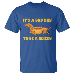 Hot Dog Lover T Shirt Its A Bad Day To Be A Glizzy Funny Wiener Meme TS02 Royal Blue Printyourwear