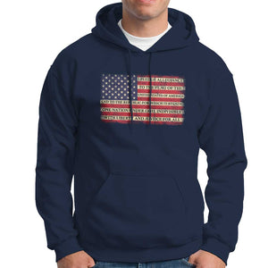 American Patriotic Hoodie I Pledge Allegiance To The Flag Of The USA One Nation Under God TS02 Navy Printyourwear