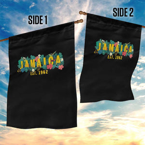 Jamaica Est 1962 Tropical Independence Garden Flag Doctor Bird and Hibiscus Botanical Travel Souvenir TS02 Print Your Wear