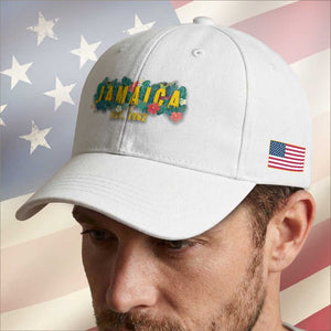 Jamaica Est 1962 Tropical Independence Baseball Cap Doctor Bird and Hibiscus Botanical Travel Souvenir TS02 Print Your Wear