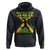 Jamaica Women Football Hoodie Jamaican Flag Girls Soccer Futbol Fan Lover TS02 Black Print Your Wear