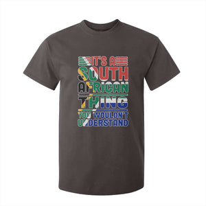 South Africa Flag T Shirt For Kid Funny It's A South African Thing You Wouldn't Understand TS02 Dark Chocolate Print Your Wear