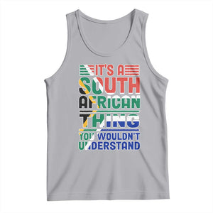 South Africa Flag Tank Top Funny It's A South African Thing You Wouldn't Understand TS02 Athletic Heather Print Your Wear
