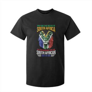 South Africa Pride T Shirt For Kid You Can Never Take The South African Out Of Me TS02 Black Print Your Wear