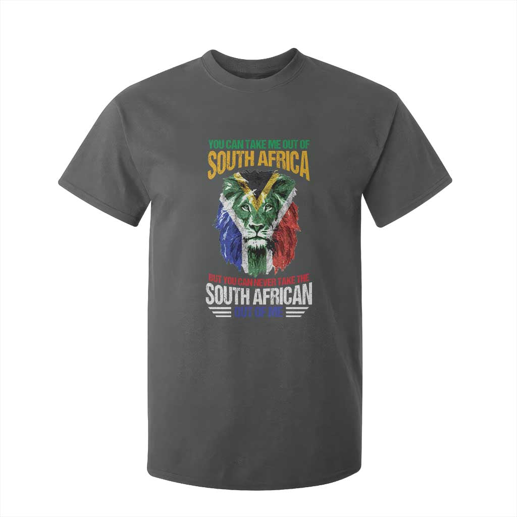 South Africa Pride T Shirt For Kid You Can Never Take The South African Out Of Me TS02 Dark Heather Print Your Wear