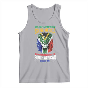 South Africa Pride Tank Top You Can Never Take The South African Out Of Me TS02 Athletic Heather Print Your Wear