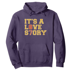 Its a Love Story 87 Hoodie Inspired Football Romance TS02 Purple Print Your Wear