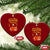 Love Story Touchdown Ending Ceramic Ornament Football And Music Engagement TS02 Print Your Wear