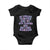 My English Teacher and Gym Teacher Are Getting Married Baby Onesie Funny Retro Groovy Love Story TS02 Black Print Your Wear
