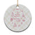 My Favorite Gym Teacher and English Teacher Are Getting Married Ceramic Ornament Retro Coquette Bow Wedding Love Story TS02 1pc Christmas Plaid Print Your Wear