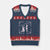 My English Teacher and Gym Teacher Are Getting Married V-Neck Knit Sweater Vest She Said Yes Love Story Romance TS02 Navy Red Print Your Wear