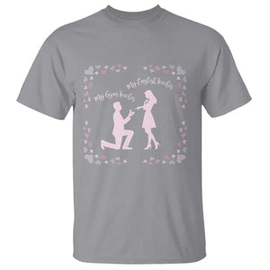 My English Teacher and Gym Teacher Are Getting Married T Shirt She Said Yes Love Story Romance TS02 Sport Gray Print Your Wear