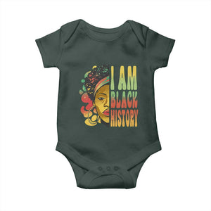 I Am Black History Baby Onesie Afro Black Woman African American Pride TS02 Print Your Wear