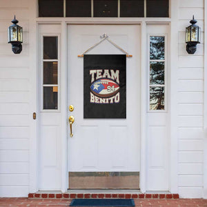 Team Benito Puerto Rico Football Pride Garden Flag Number 94 Vintage Game Day Music Artist Fan TS02 Print Your Wear