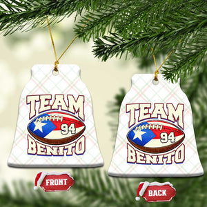 Team Benito Puerto Rico Football Pride Ceramic Ornament Number 94 Vintage Game Day Music Artist Fan TS02 Print Your Wear