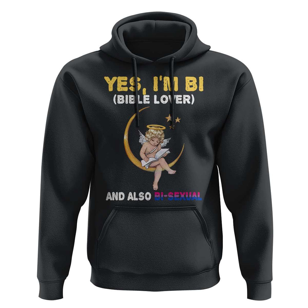 Funny Bisexual Pride Hoodie Yes I'm Bi Bible Lover And Also Bi-Sexual Pride Month TS02 Black Print Your Wear