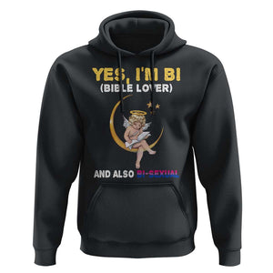 Funny Bisexual Pride Hoodie Yes I'm Bi Bible Lover And Also Bi-Sexual Pride Month TS02 Black Print Your Wear