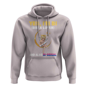 Funny Bisexual Pride Hoodie Yes I'm Bi Bible Lover And Also Bi-Sexual Pride Month TS02 Ice Gray Print Your Wear