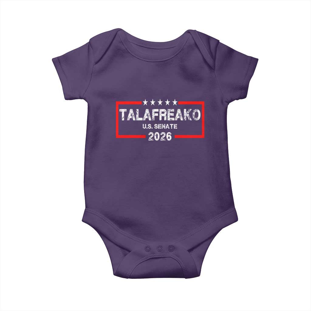 Talafreako U.S. Senate 2026 Baby Onesie James Talarico Voter Political Supporter