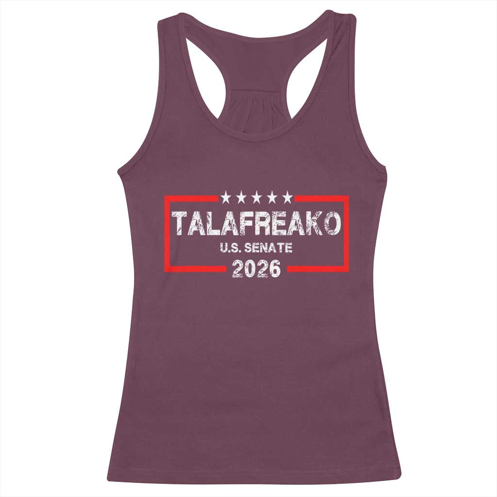 Talafreako U.S. Senate 2026 Racerback Tank Top James Talarico Voter Political Supporter