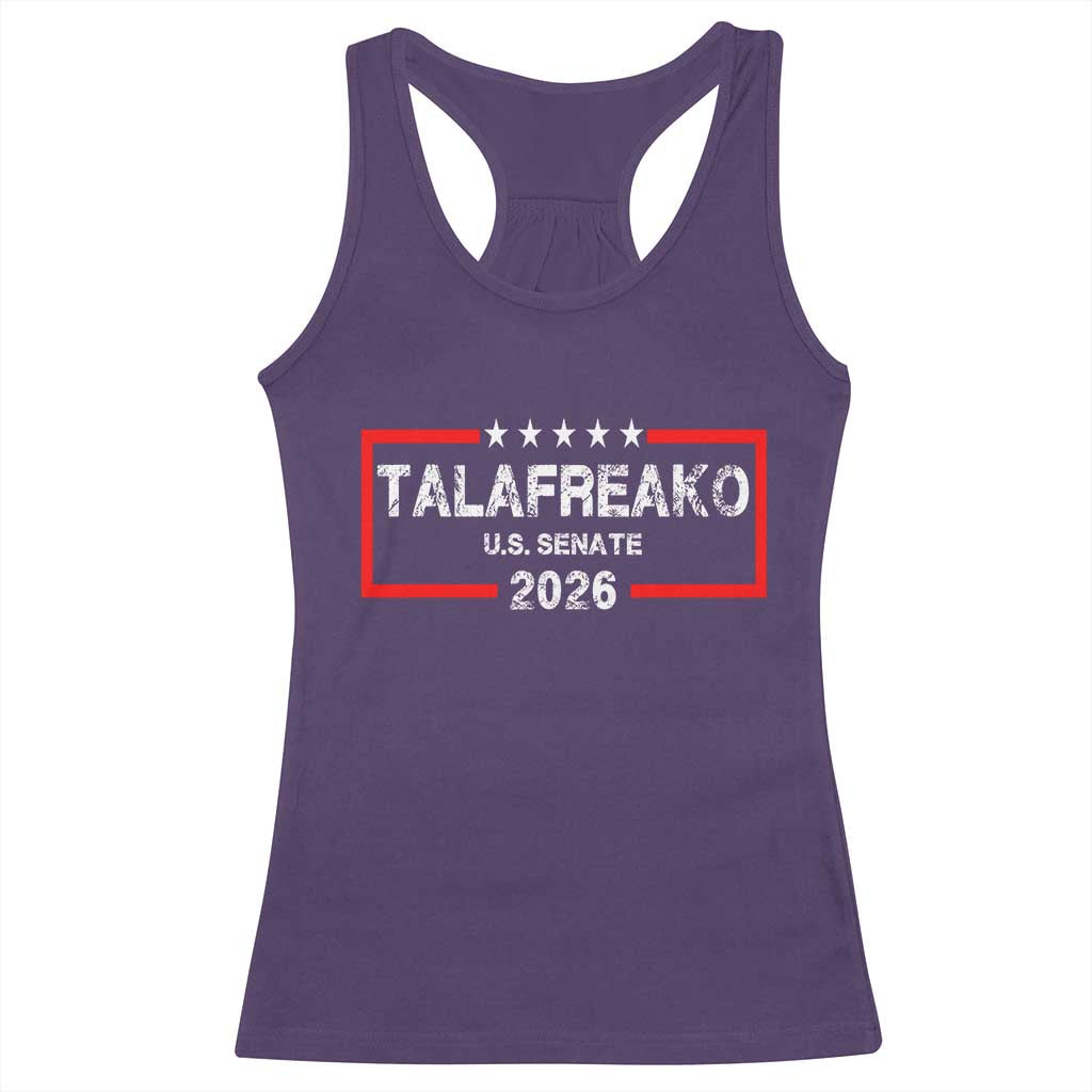 Talafreako U.S. Senate 2026 Racerback Tank Top James Talarico Voter Political Supporter