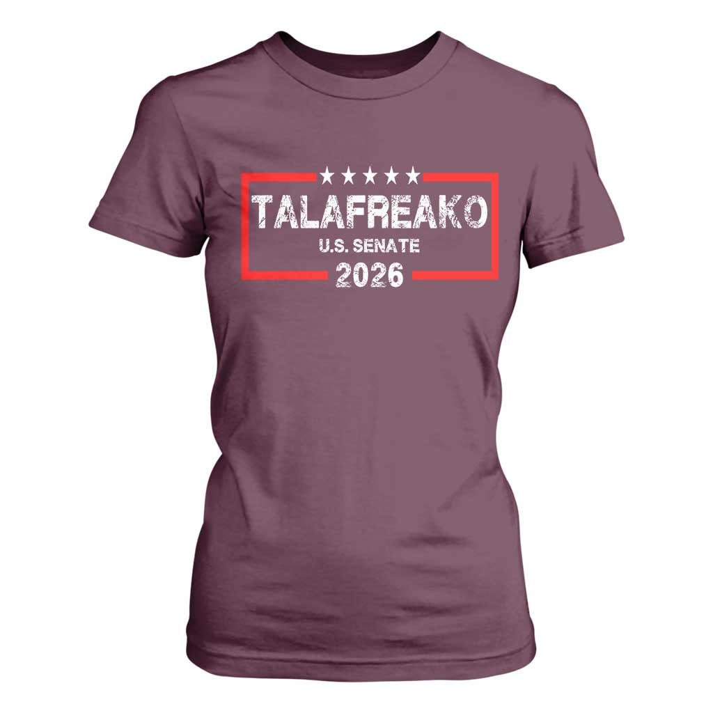 Talafreako U.S. Senate 2026 T Shirt For Women James Talarico Voter Political Supporter