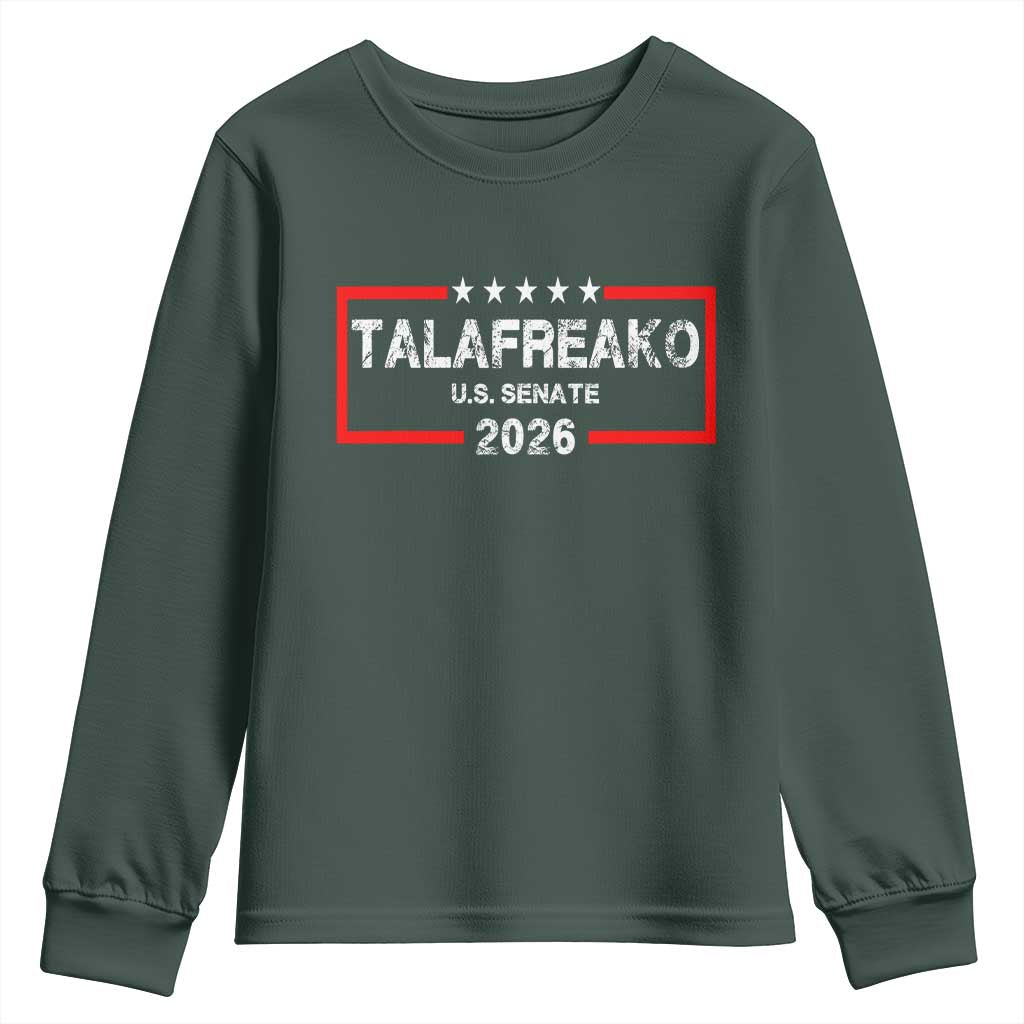 Talafreako U.S. Senate 2026 Youth Sweatshirt James Talarico Voter Political Supporter