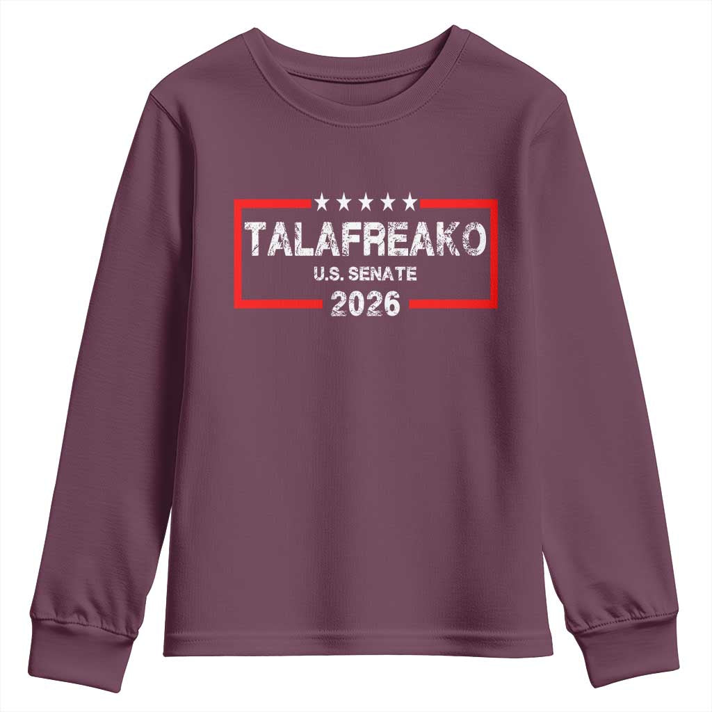 Talafreako U.S. Senate 2026 Youth Sweatshirt James Talarico Voter Political Supporter